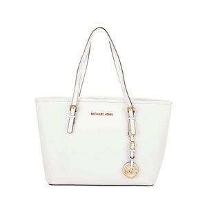 Michael Kors large jet set white tote